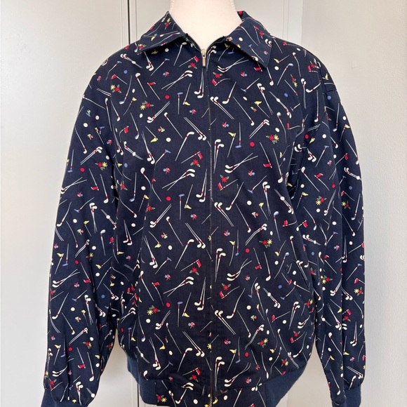 Tabi International Jackets & Blazers - Tabi Golf Club Patterned Jacket 100% Cotton